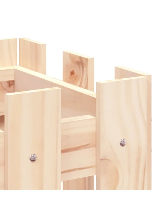Zahradní truhlík plotový design 60x30x30 cm masivní borovice