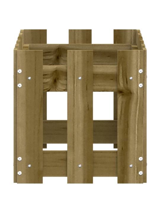 Zahradní truhlík plotový design 60x30x30 cm impregnované dřevo