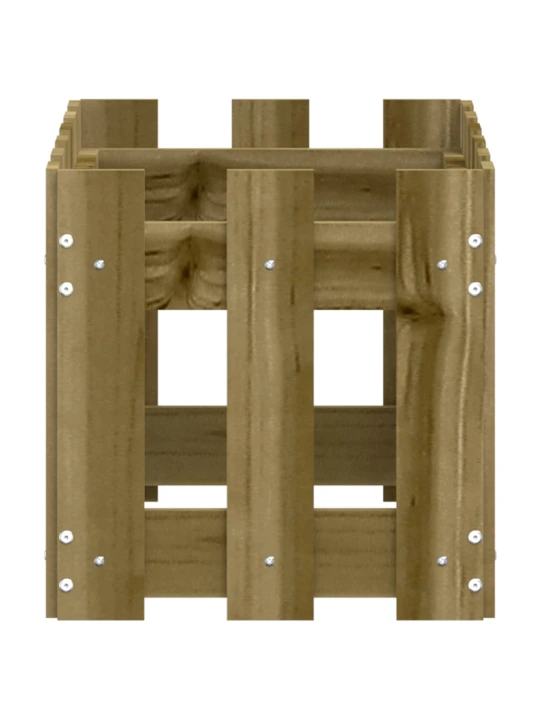 Zahradní truhlík plotový design 60x30x30 cm impregnované dřevo