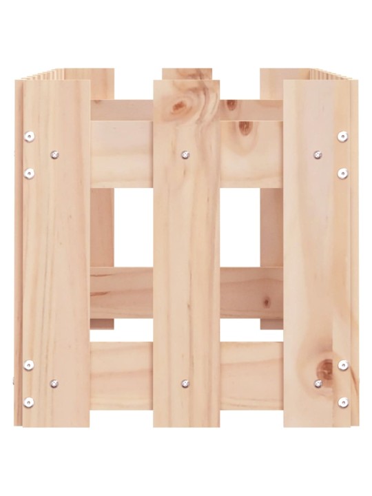 Vyvýšený záhon plotový design 100 x 30 x 30 cm masivní borovice