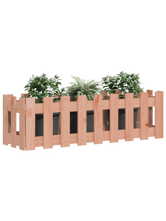 Vyvýšený záhon plotový design 100x30x30 cm masivní douglaska