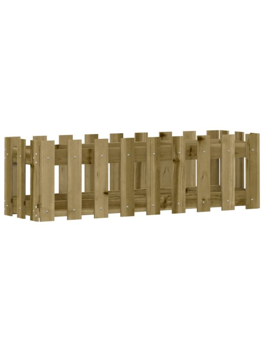 Vyvýšený záhon plotový design 100x30x30cm impregnovaná borovice