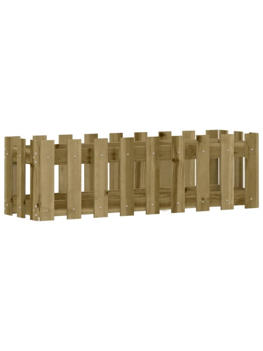 Vyvýšený záhon plotový design 100x30x30cm impregnovaná borovice