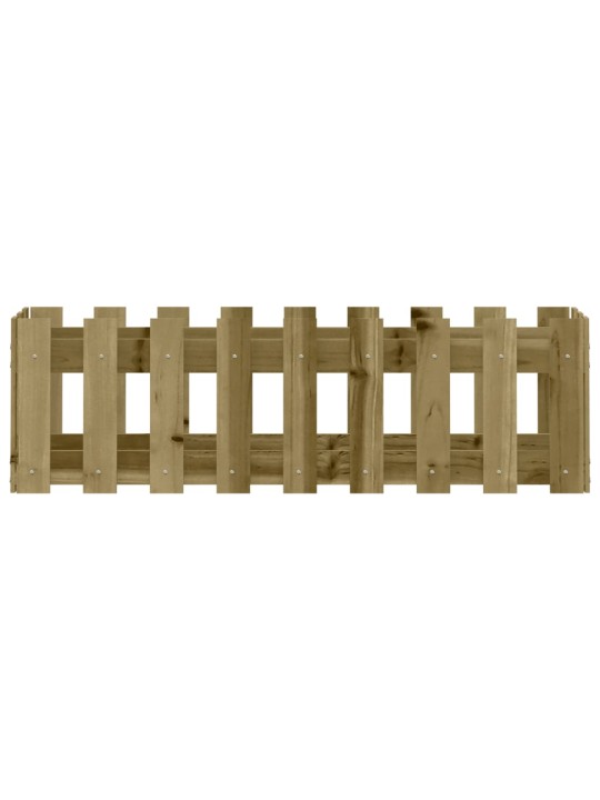 Vyvýšený záhon plotový design 100x30x30cm impregnovaná borovice