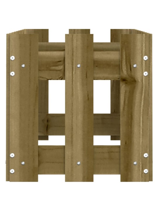 Vyvýšený záhon plotový design 100x30x30cm impregnovaná borovice