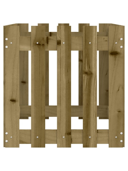 Vyvýšený záhon plotový design 100x50x50cm impregnovaná borovice