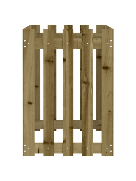 Vyvýšený záhon plotový design 100x50x70cm impregnovaná borovice