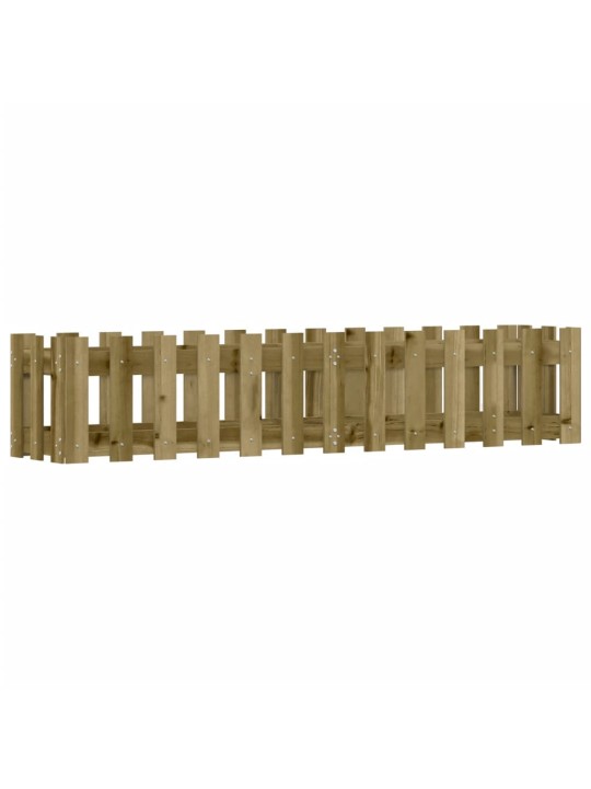 Vyvýšený záhon plotový design 150x30x30cm impregnovaná borovice