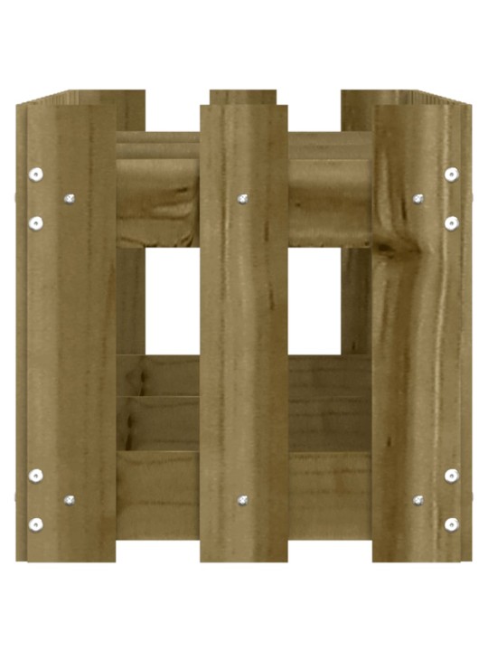 Vyvýšený záhon plotový design 150x30x30cm impregnovaná borovice