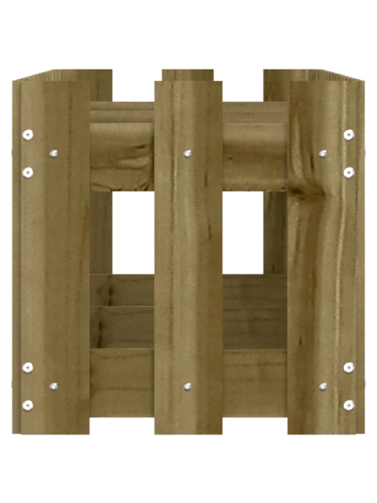 Vyvýšený záhon plotový design 150x30x30cm impregnovaná borovice