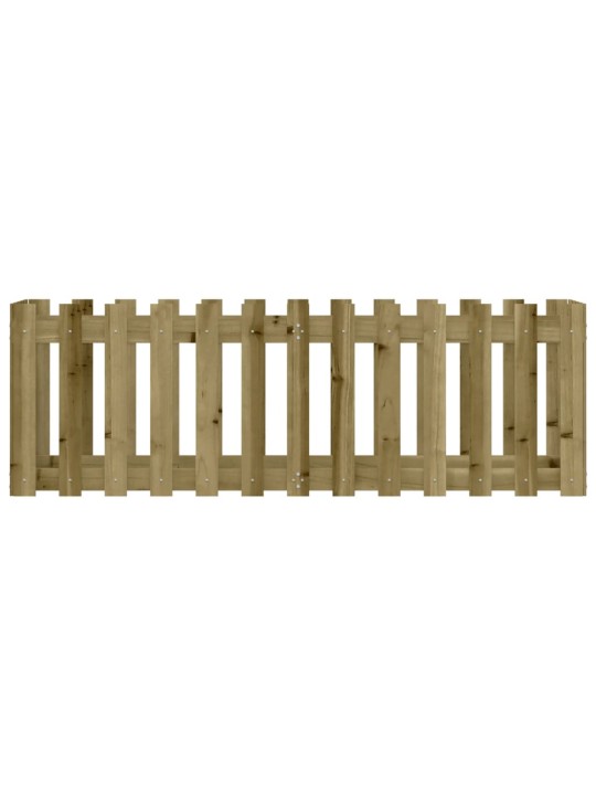 Vyvýšený záhon plotový design 150x50x50cm impregnovaná borovice