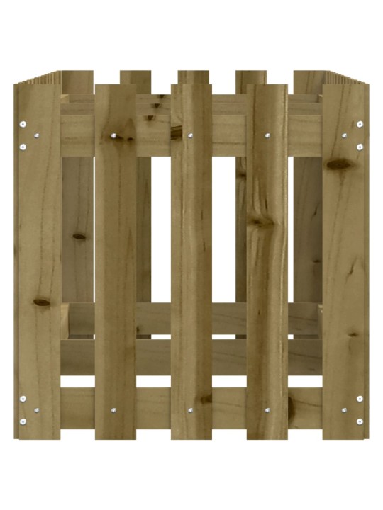 Vyvýšený záhon plotový design 150x50x50cm impregnovaná borovice