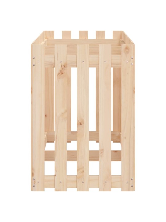 Vyvýšený záhon plotový design 150 x 50 x 70 cm masivní borovice