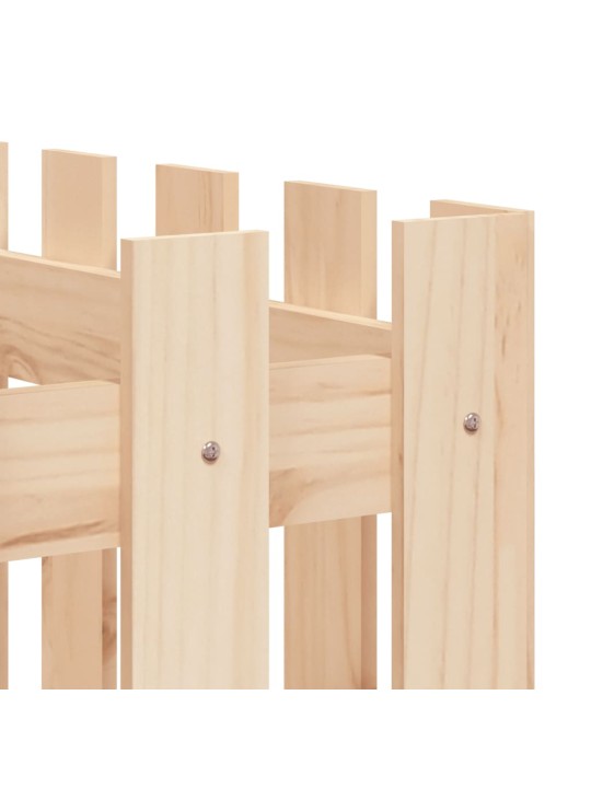 Vyvýšený záhon plotový design 150 x 50 x 70 cm masivní borovice
