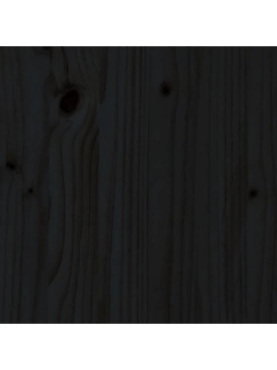 Vyvýšený záhon plotový design černý 150x50x70 cm masiv borovice