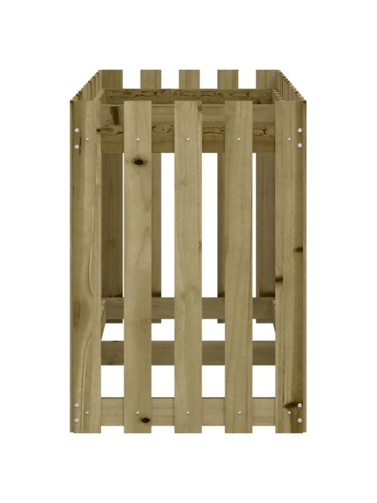 Vyvýšený záhon plotový design 150x50x70cm impregnovaná borovice