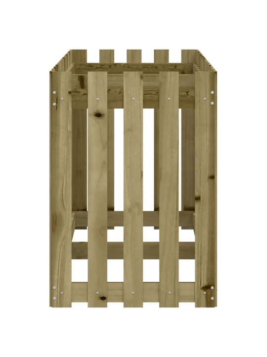Vyvýšený záhon plotový design 150x50x70cm impregnovaná borovice