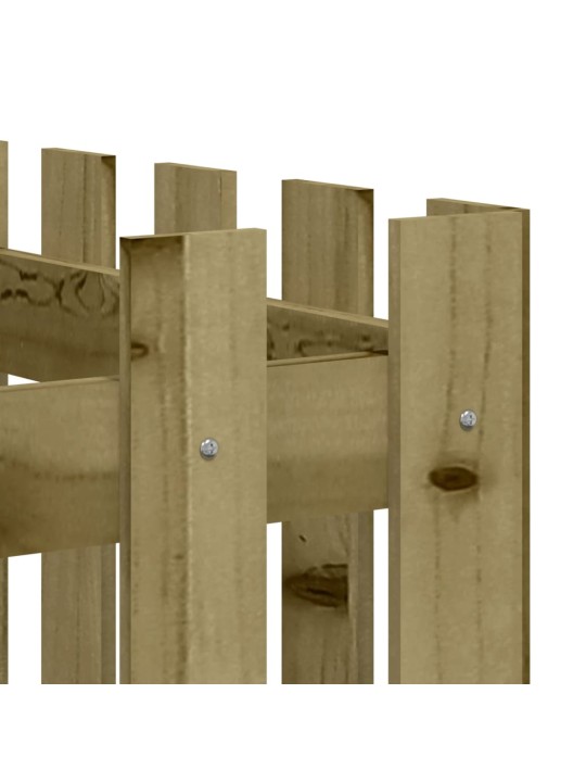 Vyvýšený záhon plotový design 150x50x70cm impregnovaná borovice