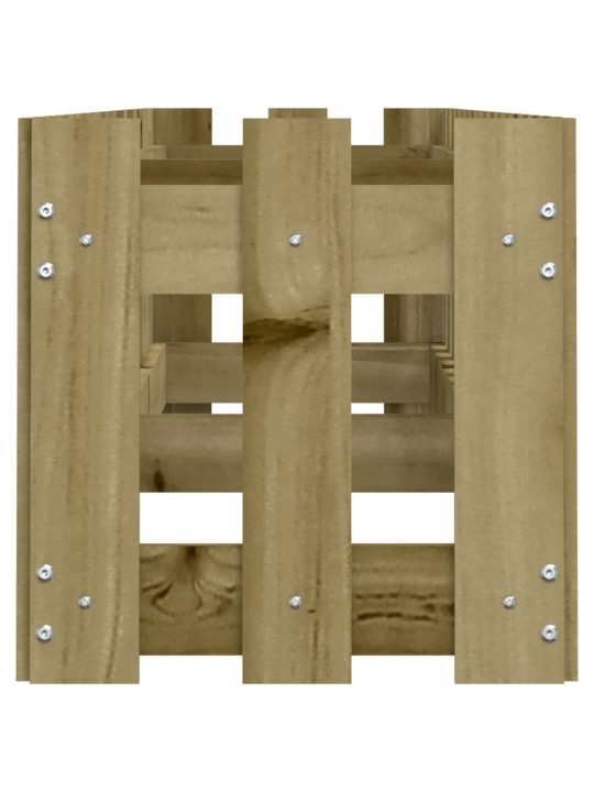 Vyvýšený záhon plotový design 200x30x30cm impregnovaná borovice