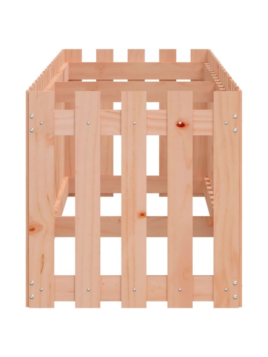Vyvýšený záhon plotový design 200x50x50 cm masivní douglaska