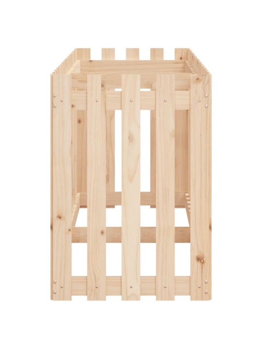 Vyvýšený záhon plotový design 200 x 50 x 70 cm masivní borovice