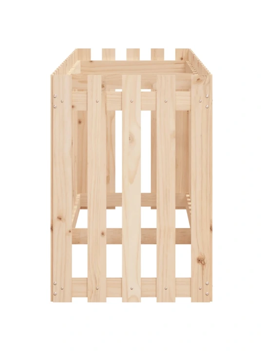 Vyvýšený záhon plotový design 200 x 50 x 70 cm masivní borovice