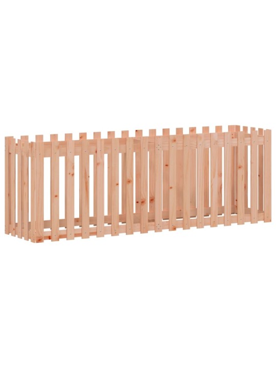 Vyvýšený záhon plotový design 200x50x70 cm masivní douglaska