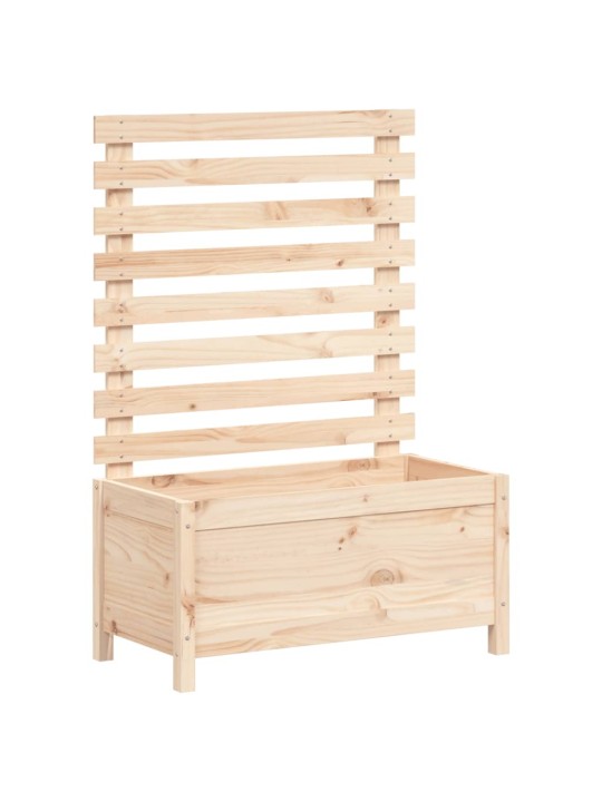 Zahradní truhlík s mřížkou 79x39,5x114 cm masivní borovice
