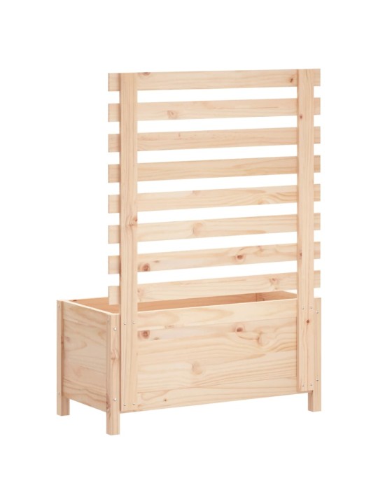 Zahradní truhlík s mřížkou 79x39,5x114 cm masivní borovice