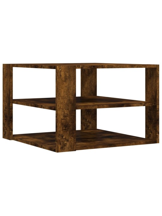Konferenční stolek kouřový dub 59,5x59,5x40 cm kompozitní dřevo