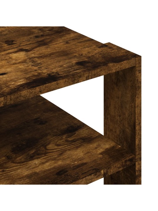 Konferenční stolek kouřový dub 59,5x59,5x40 cm kompozitní dřevo