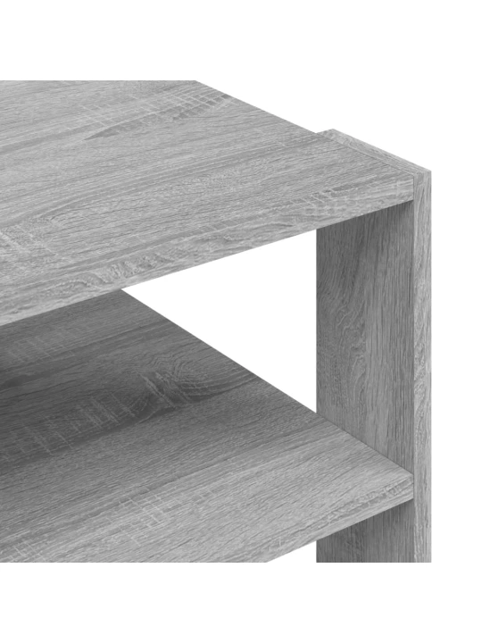 Konferenční stolek šedý sonoma 59,5x59,5x40 cm kompozitní dřevo