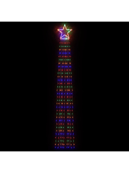 Světla na vánoční stromek 320 barevných LED 375 cm