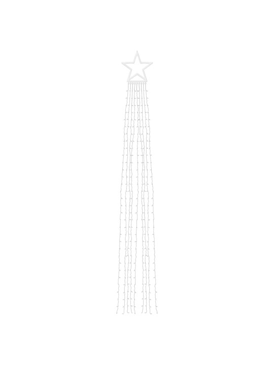 Světla na vánoční stromek 320 barevných LED 375 cm