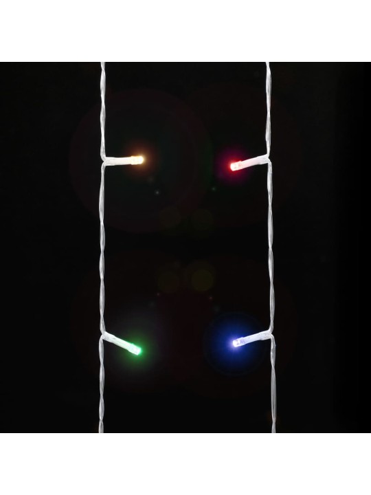 Světla na vánoční stromek 320 barevných LED 375 cm