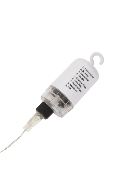 Vánoční hvězdicové světlo 140 modrých LED diod 17 cm