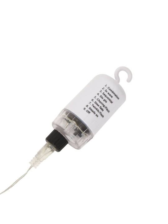 Vánoční hvězdicové světlo 140 vícebarevných LED diod 17 cm