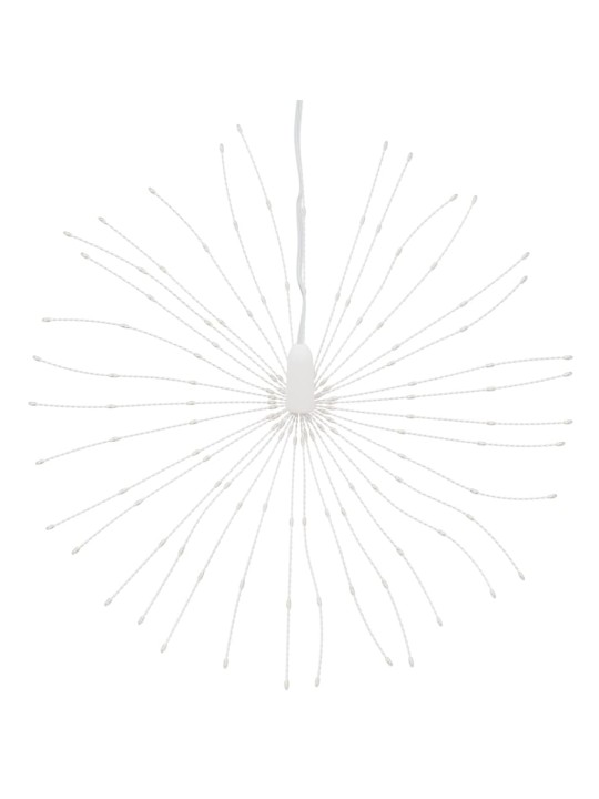 Vánoční hvězdicová světla 4 ks 140 vícebarevných LED diod 17 cm