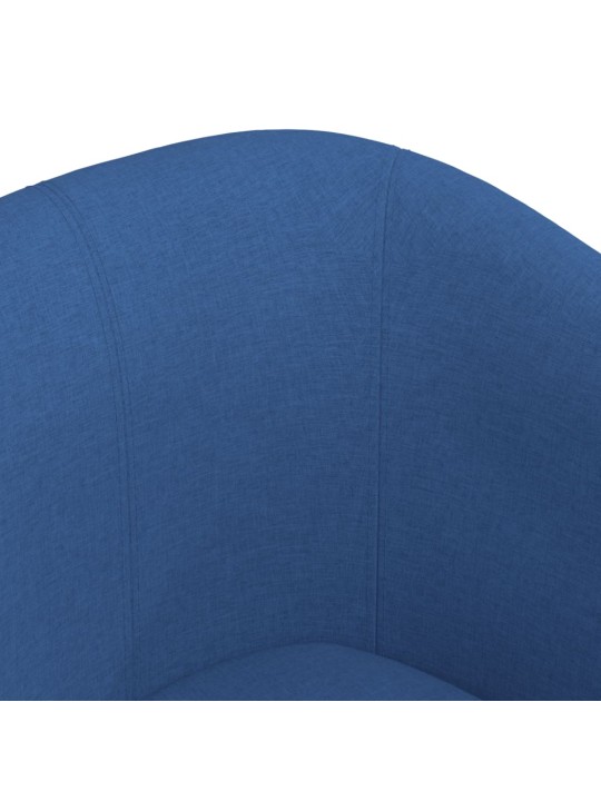 Klubové křeslo modré textil