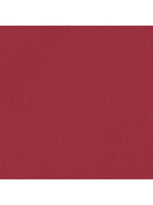 Klubové křeslo s podnožkou vínové textil