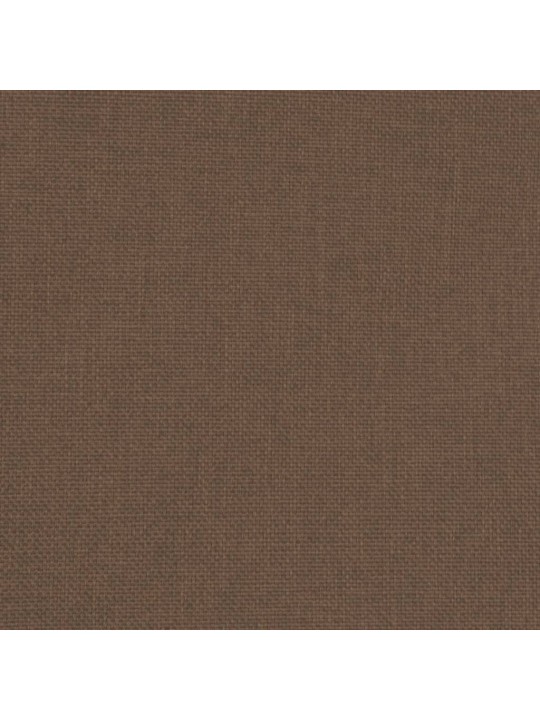 Klubové křeslo s podnožkou hnědé textil