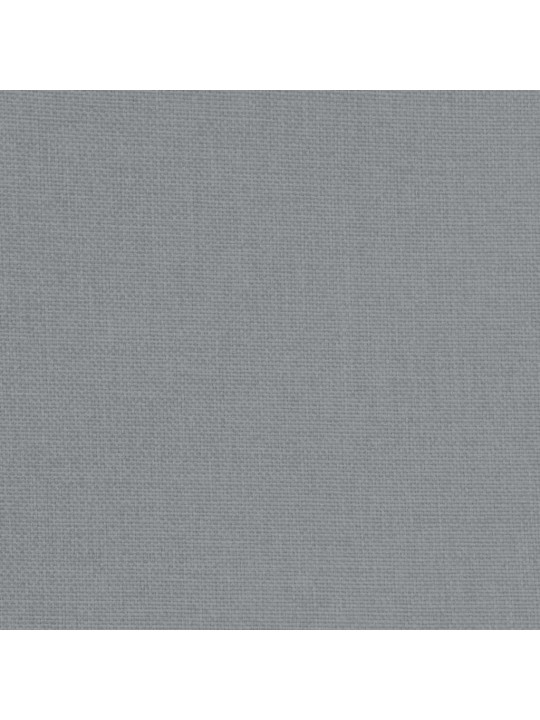 Klubové křeslo s podnožkou světle šedé textil