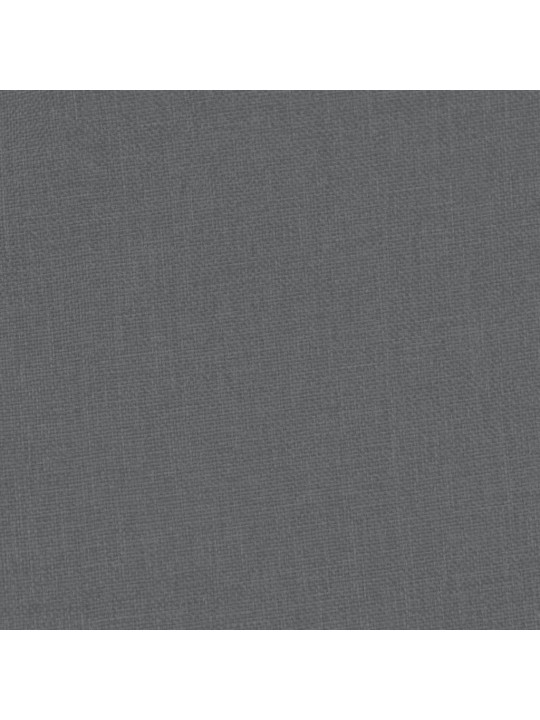 Klubové křeslo s podnožkou tmavě šedé textil