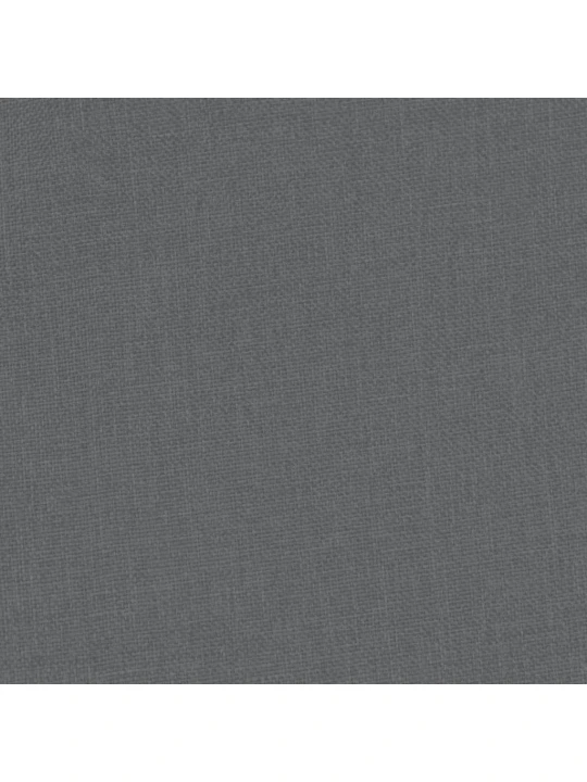 Klubové křeslo s podnožkou tmavě šedé textil