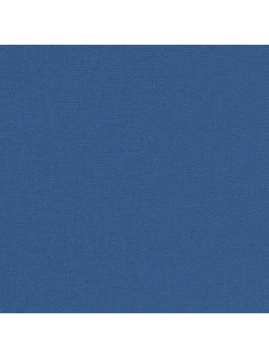 Klubové křeslo s podnožkou modré textil
