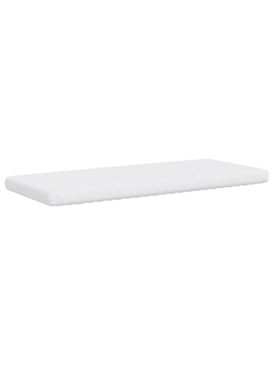 Pěnová matrace bílá 80 x 200 cm 7 zón tvrdost 20 ILD
