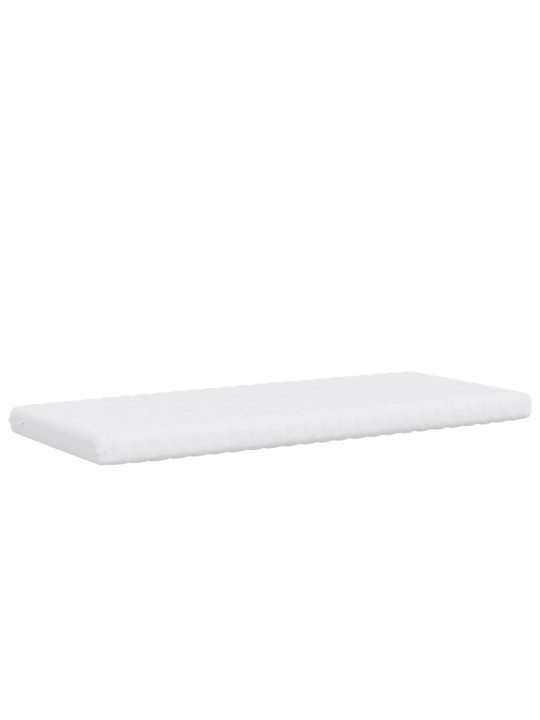 Pěnové matrace 2 ks bílé 90 x 190 cm 7 zón tvrdost 20 ILD