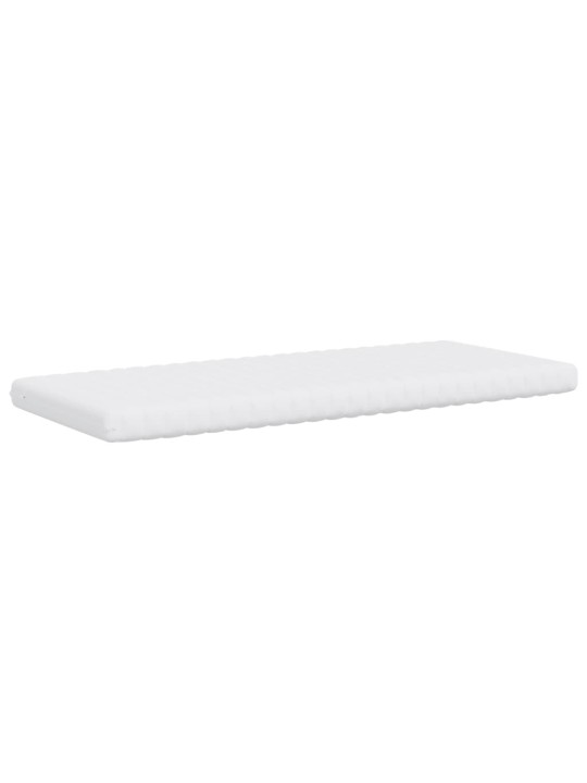 Pěnové matrace 2 ks bílé 90 x 200 cm 7 zón tvrdost 20 ILD