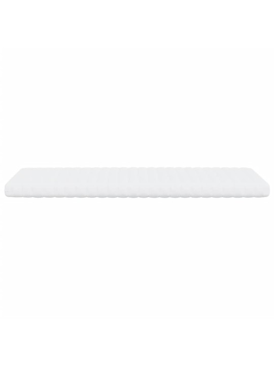 Pěnové matrace 2 ks bílé 90 x 200 cm 7 zón tvrdost 20 ILD