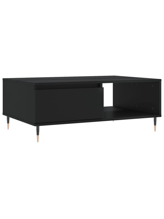 Konferenční stolek černý 90 x 60 x 35 cm kompozitní dřevo